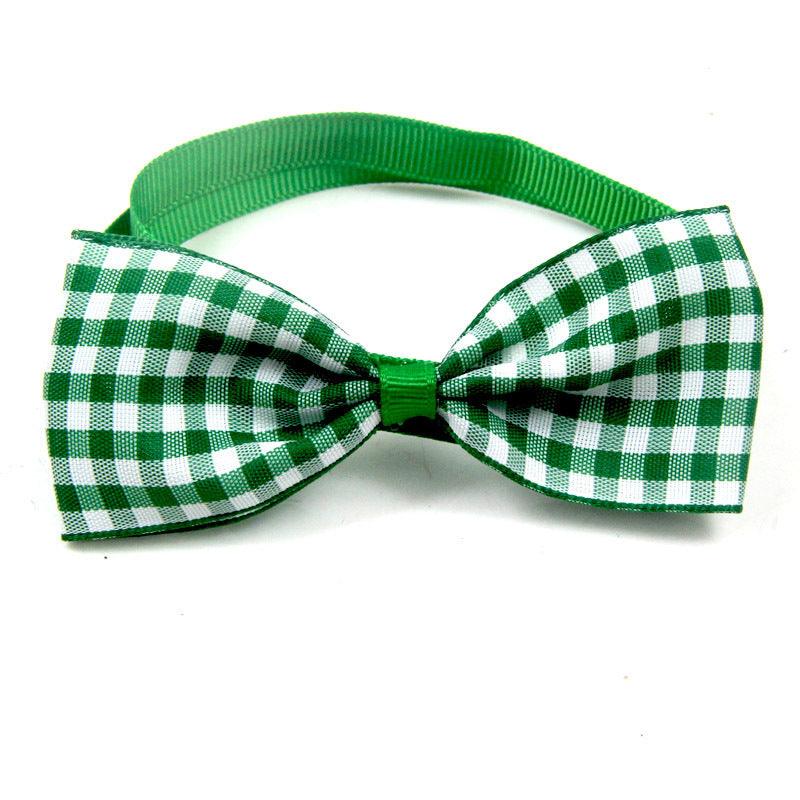 Pet Plaid Bow Tie Collar - Image 6