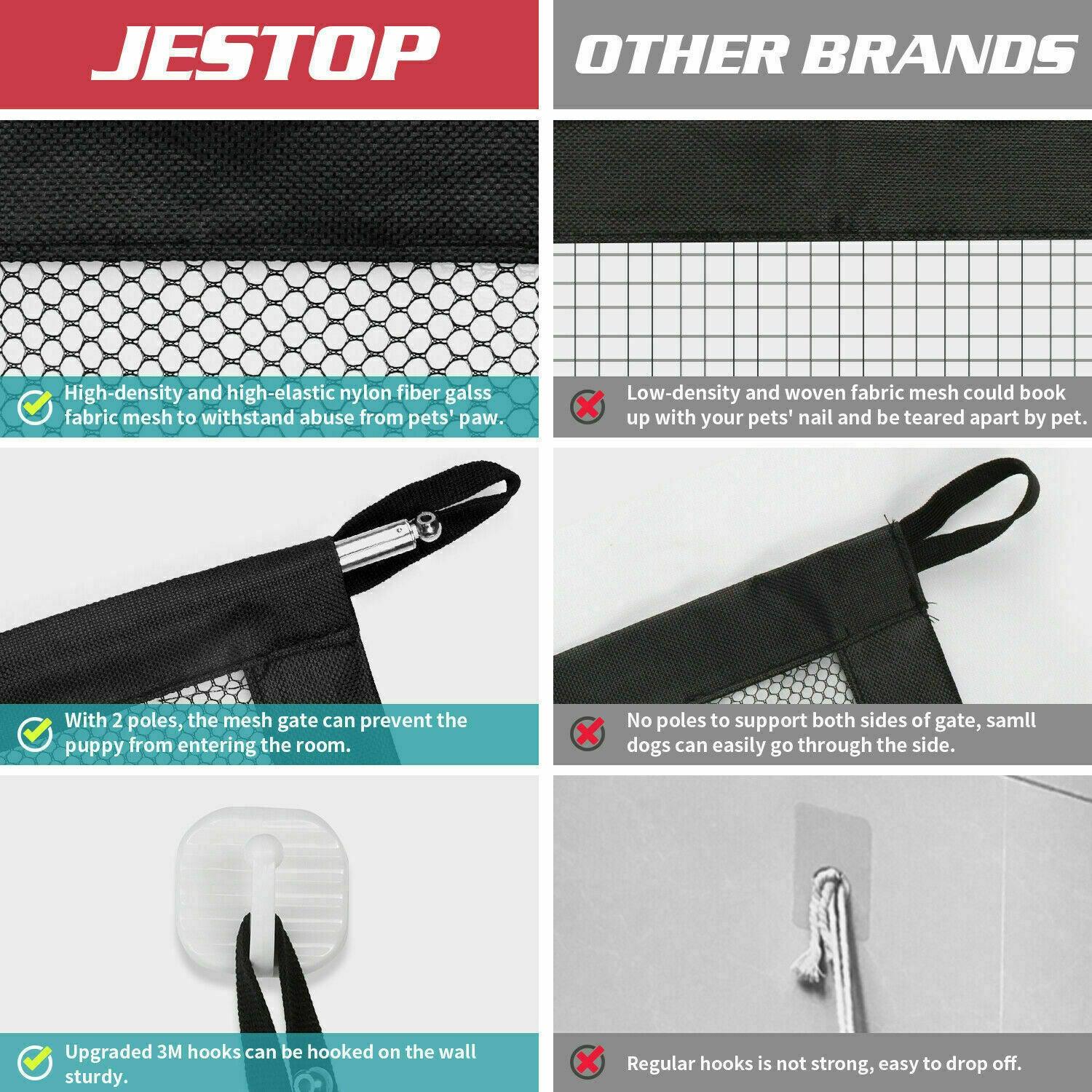 Pet Safety Gate Mesh Fence - Image 7