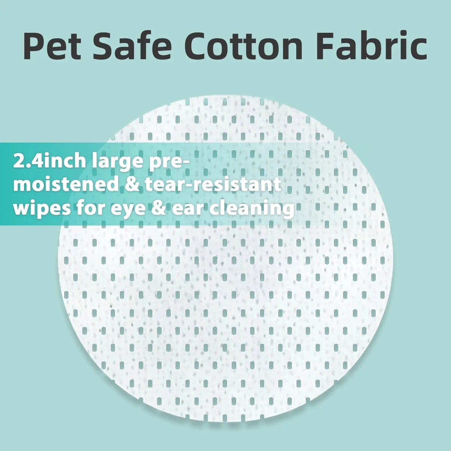 Pet Salon - Unscented Eyes/Ear Cleaning Wipes Dogs & Cats 120 cts - Image 3