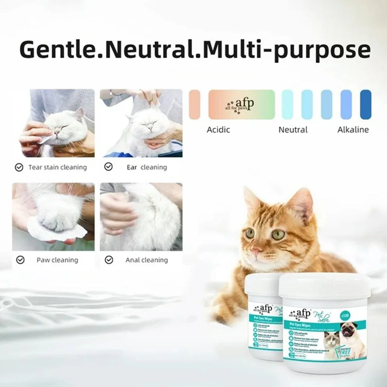 Pet Salon - Unscented Eyes/Ear Cleaning Wipes Dogs & Cats 120 cts - Image 4