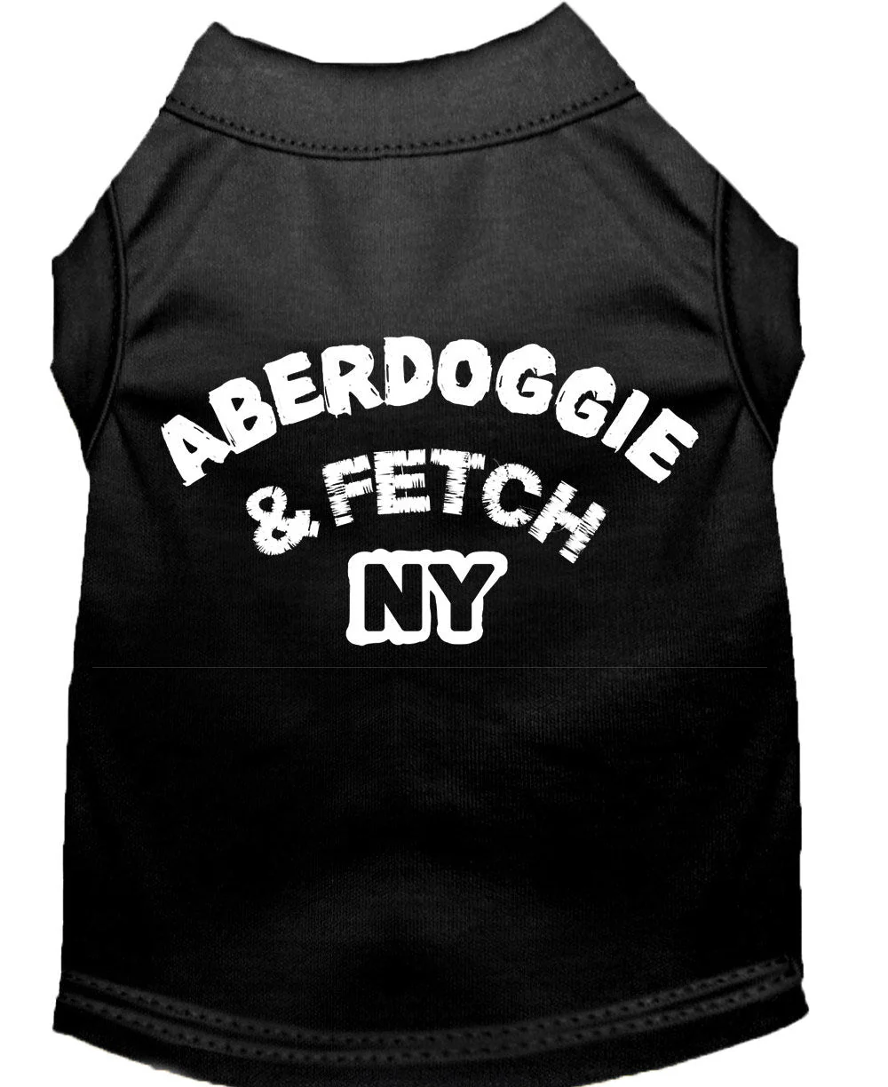 Pet Shirt "Aberdoggie and Fetch NY" - Image 4