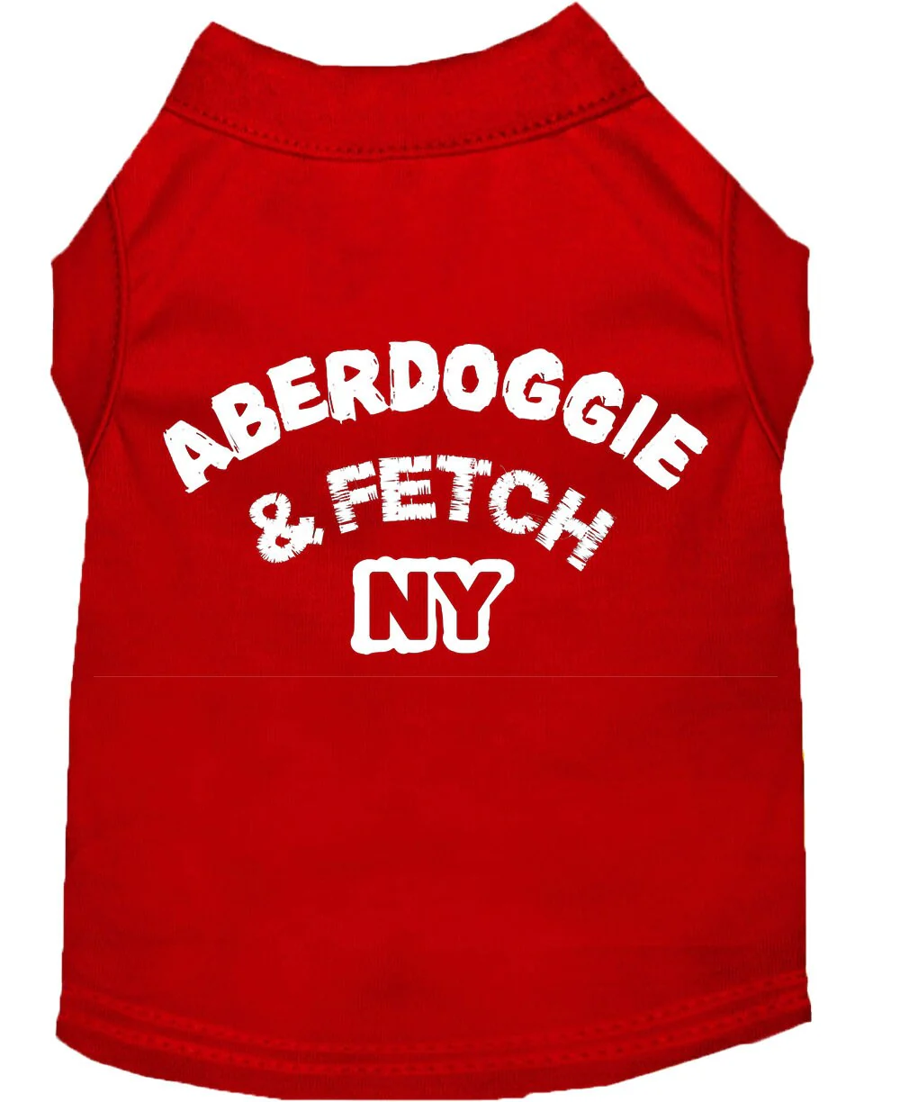 Pet Shirt "Aberdoggie and Fetch NY" - Image 8