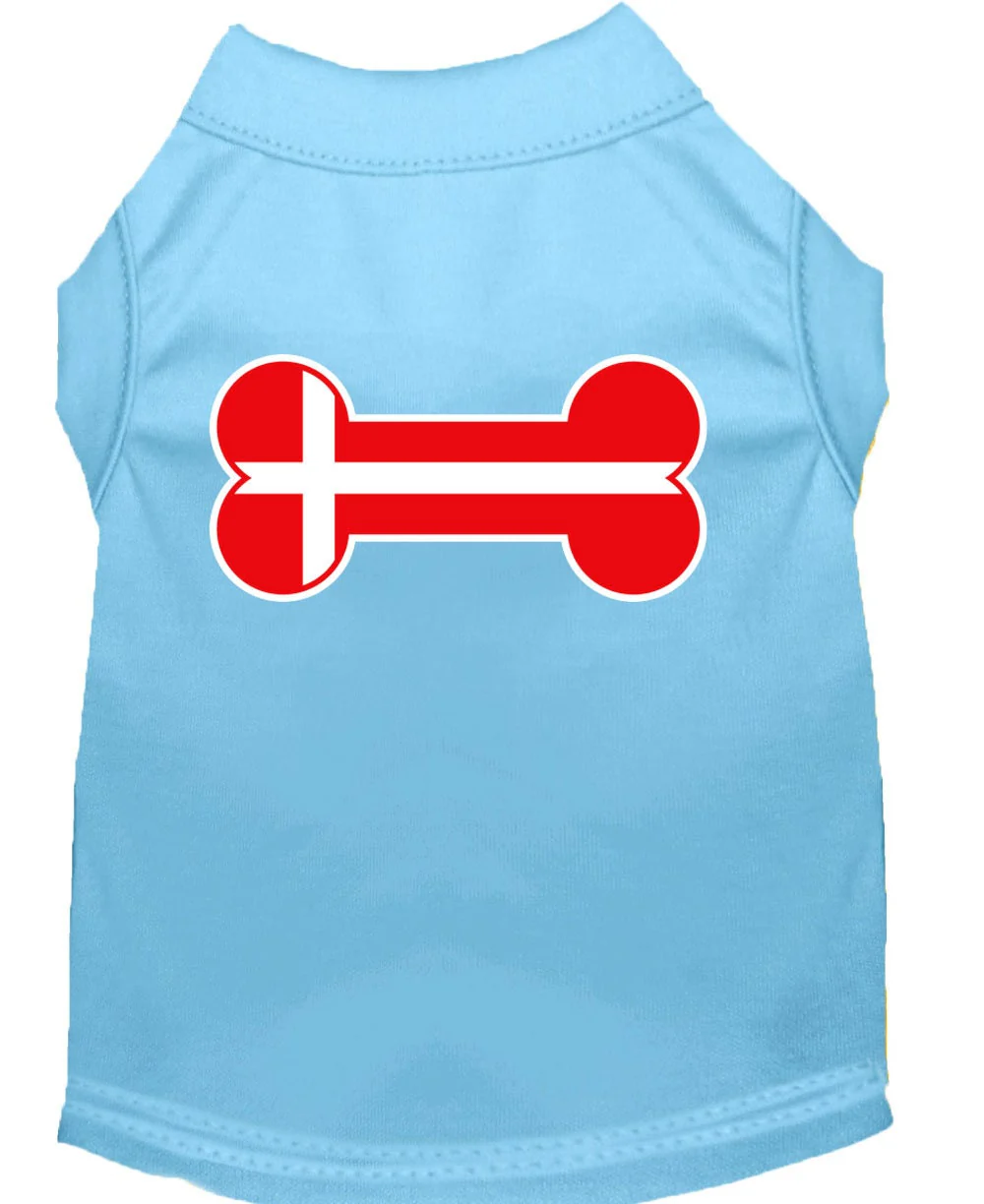 Pet Shirt "Bone Flag Denmark" - Image 3
