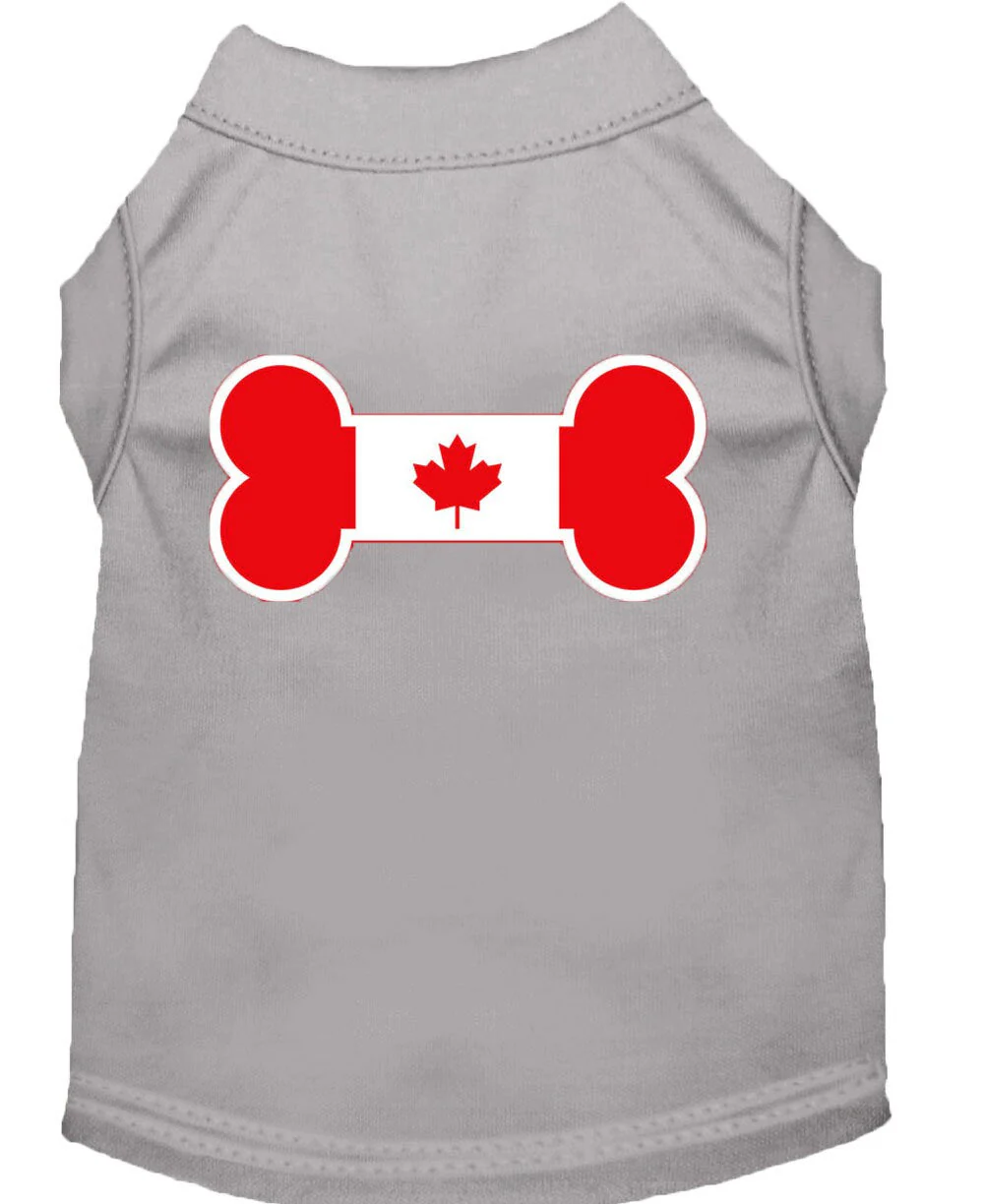 Pet Shirt "Bone Shaped Canadian Flag" - Image 3