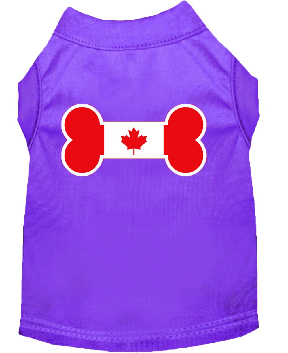 Pet Shirt "Bone Shaped Canadian Flag" - Image 5
