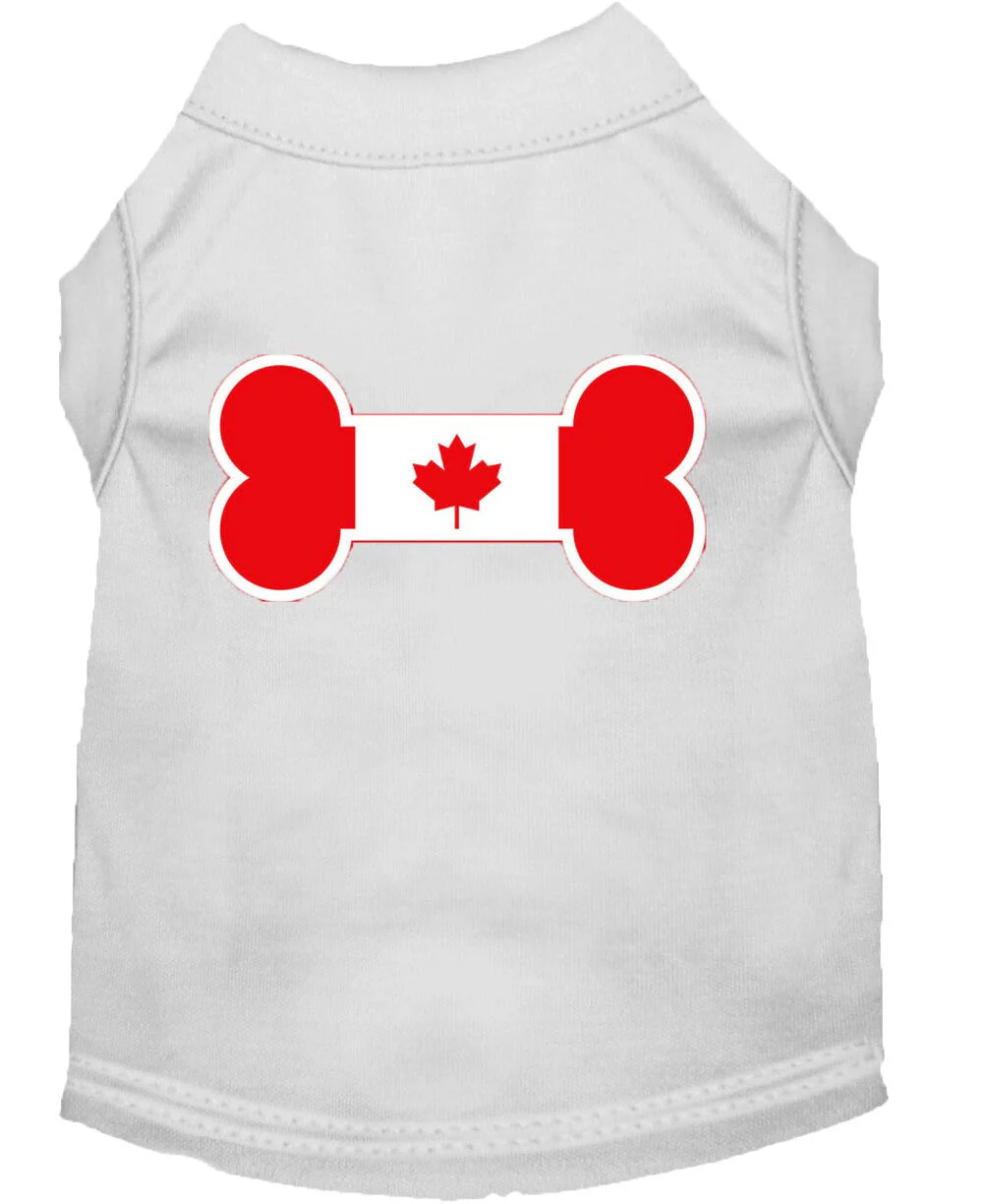 Pet Shirt "Bone Shaped Canadian Flag" - Image 7