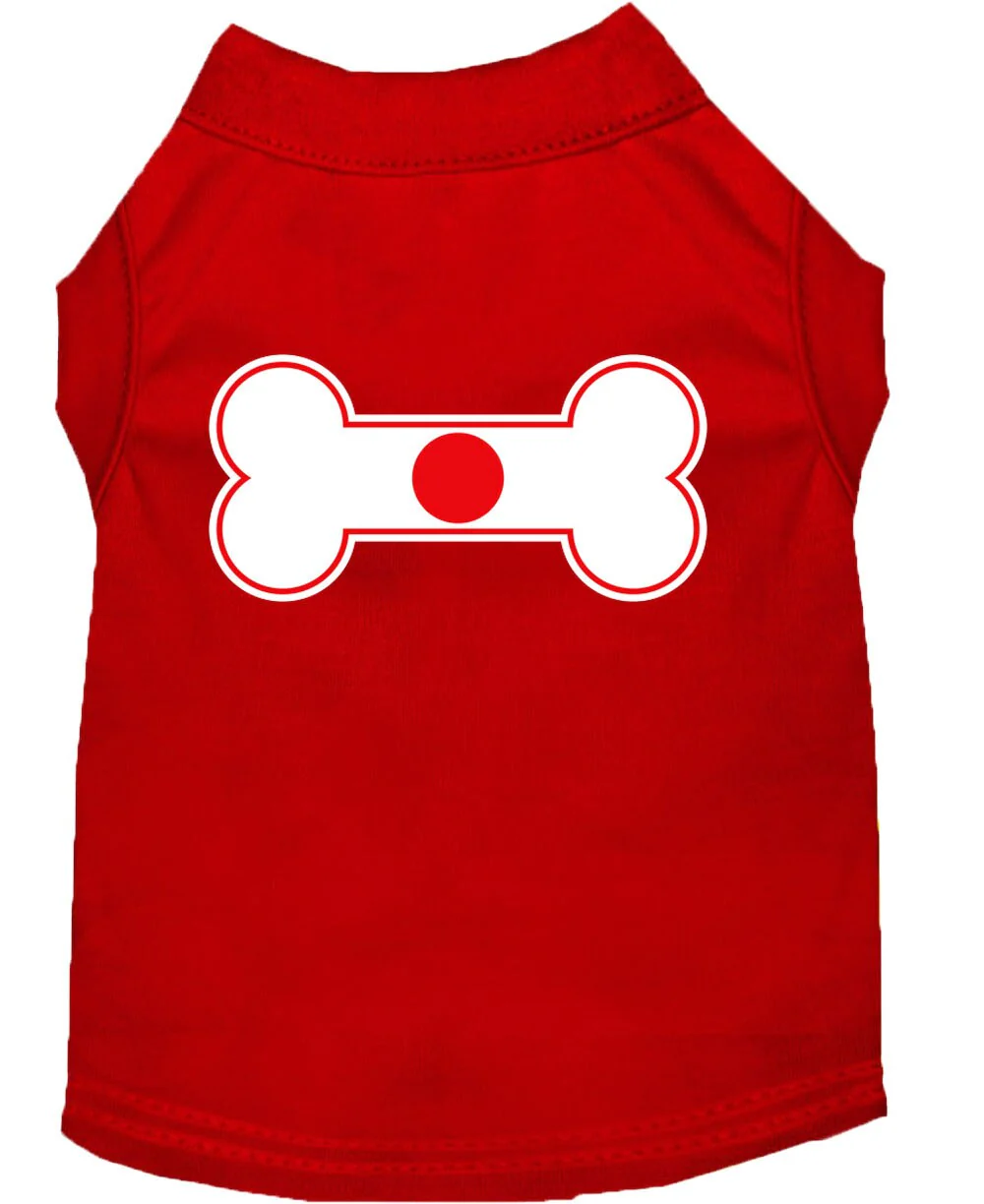 Pet Shirt "Bone Shaped Japan Flag" - Image 8