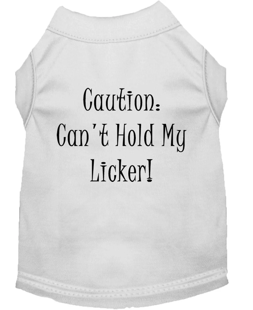 Pet Shirt "Can't Hold My Licker" - Image 8