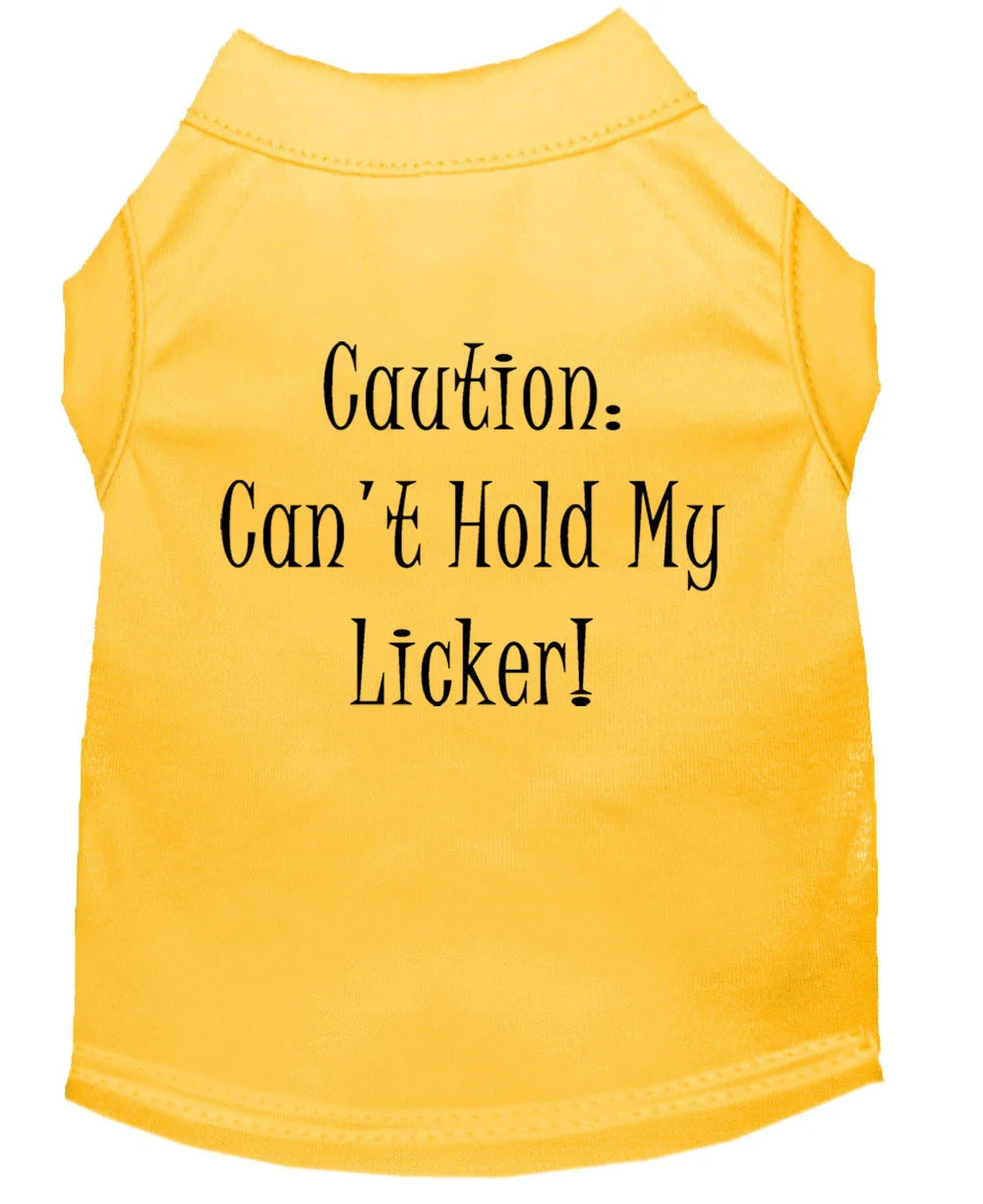 Pet Shirt "Can't Hold My Licker" - Image 9