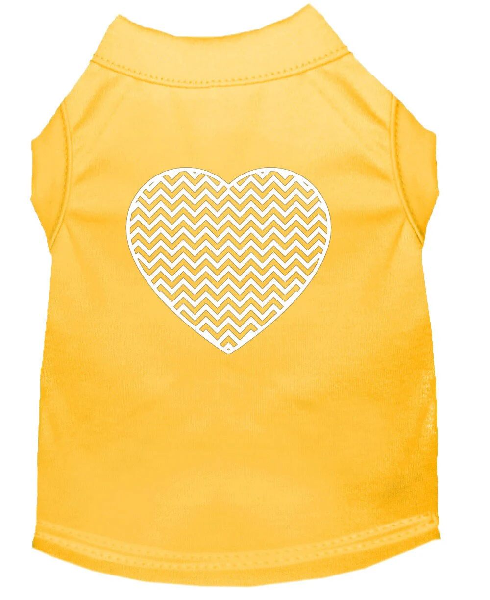 Pet Shirt "Chevron Heart" - Image 10