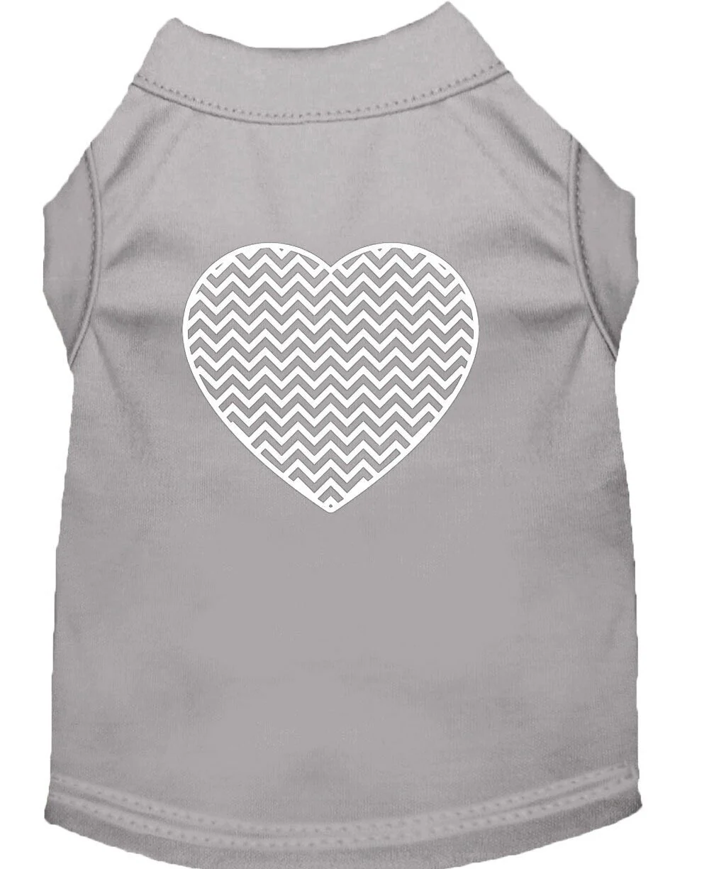 Pet Shirt "Chevron Heart" - Image 3