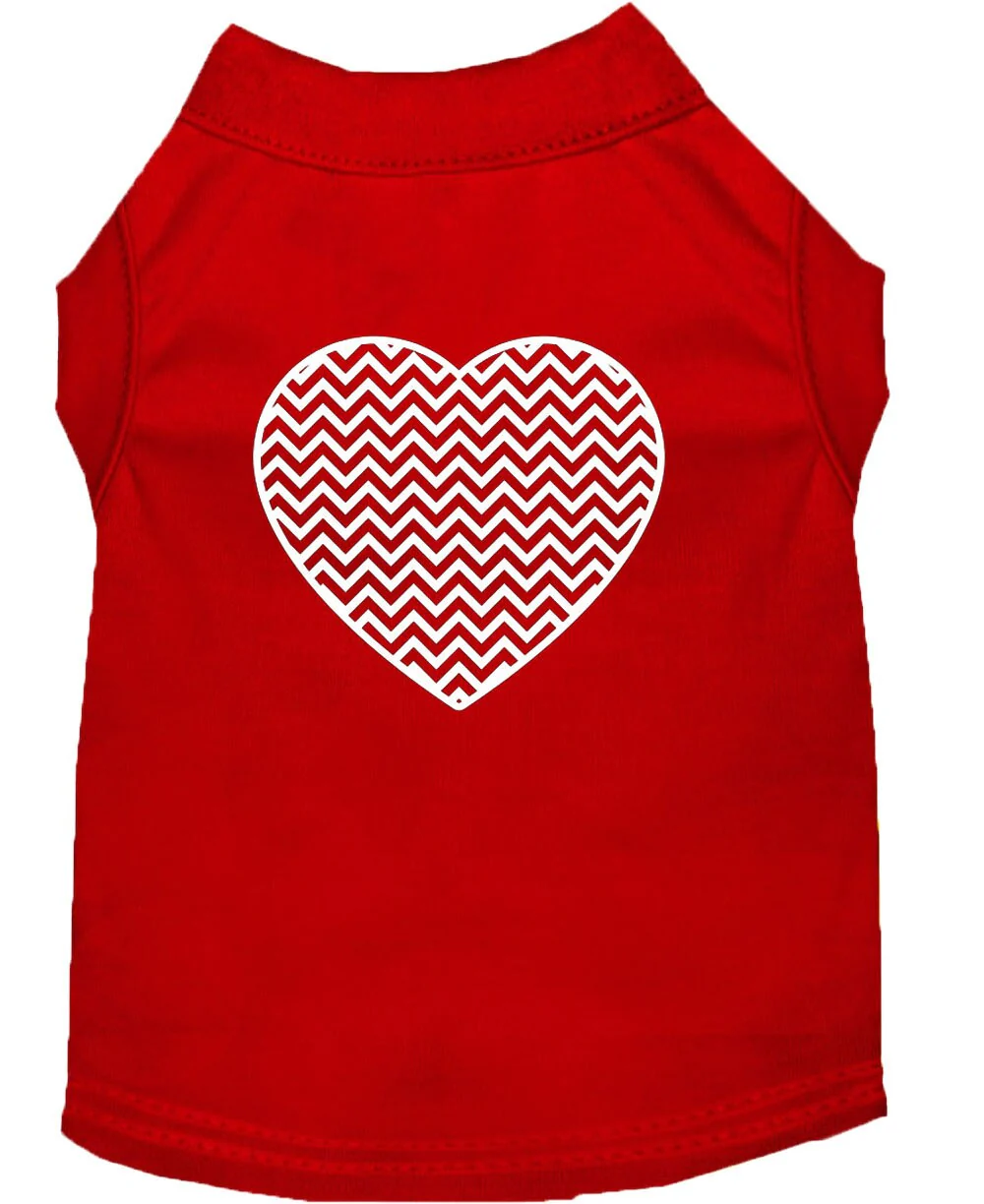Pet Shirt "Chevron Heart" - Image 9