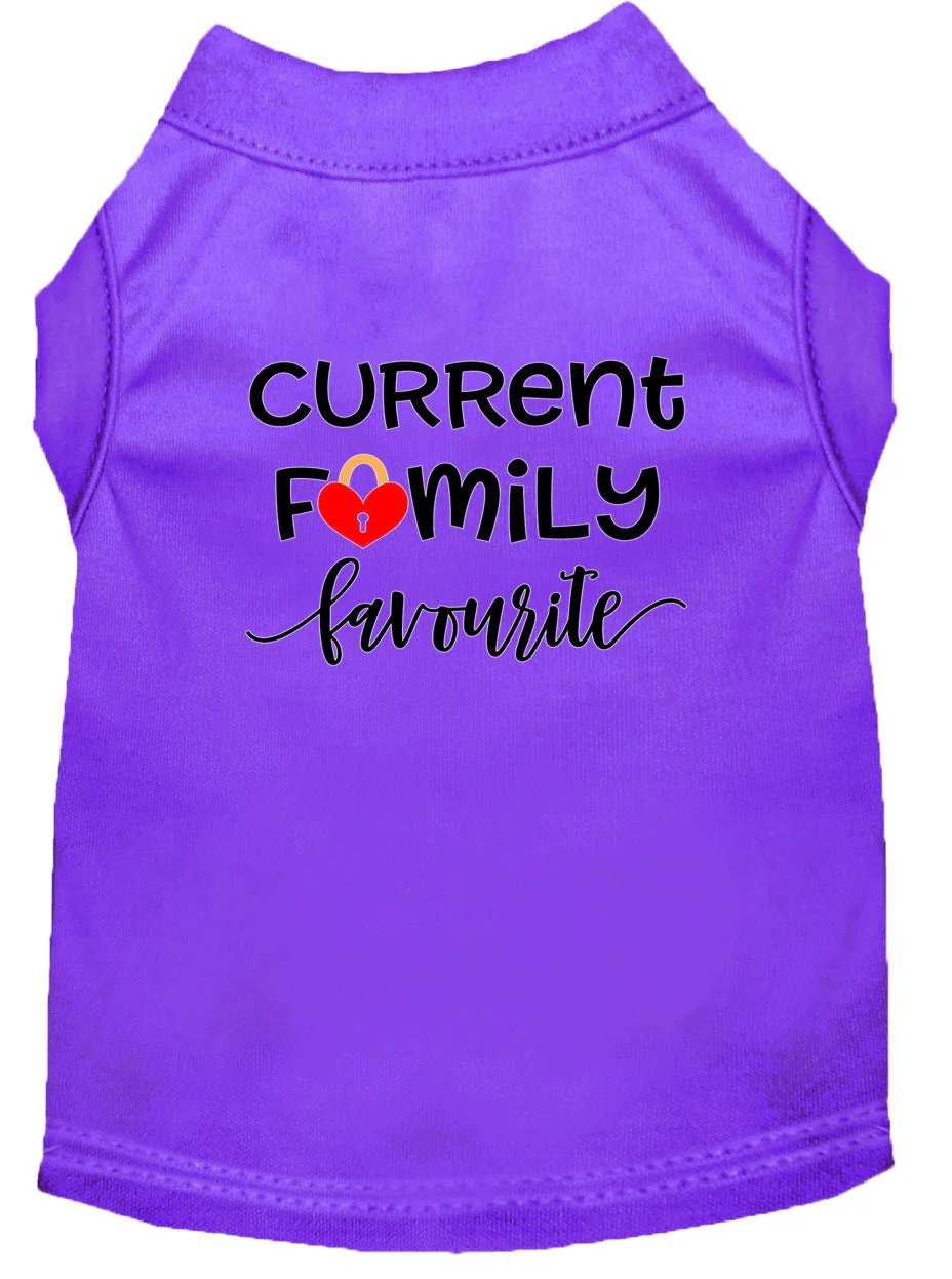 Pet Shirt "Current Family Favorite" - Image 10