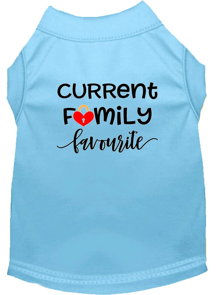 Pet Shirt "Current Family Favorite" - Image 3