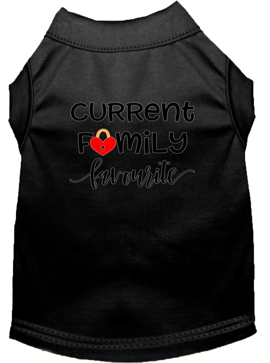 Pet Shirt "Current Family Favorite" - Image 4