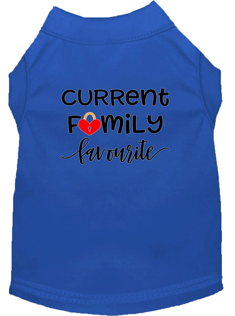 Pet Shirt "Current Family Favorite" - Image 5