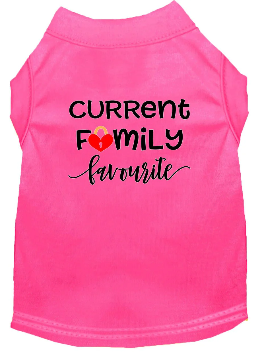 Pet Shirt "Current Family Favorite" - Image 6