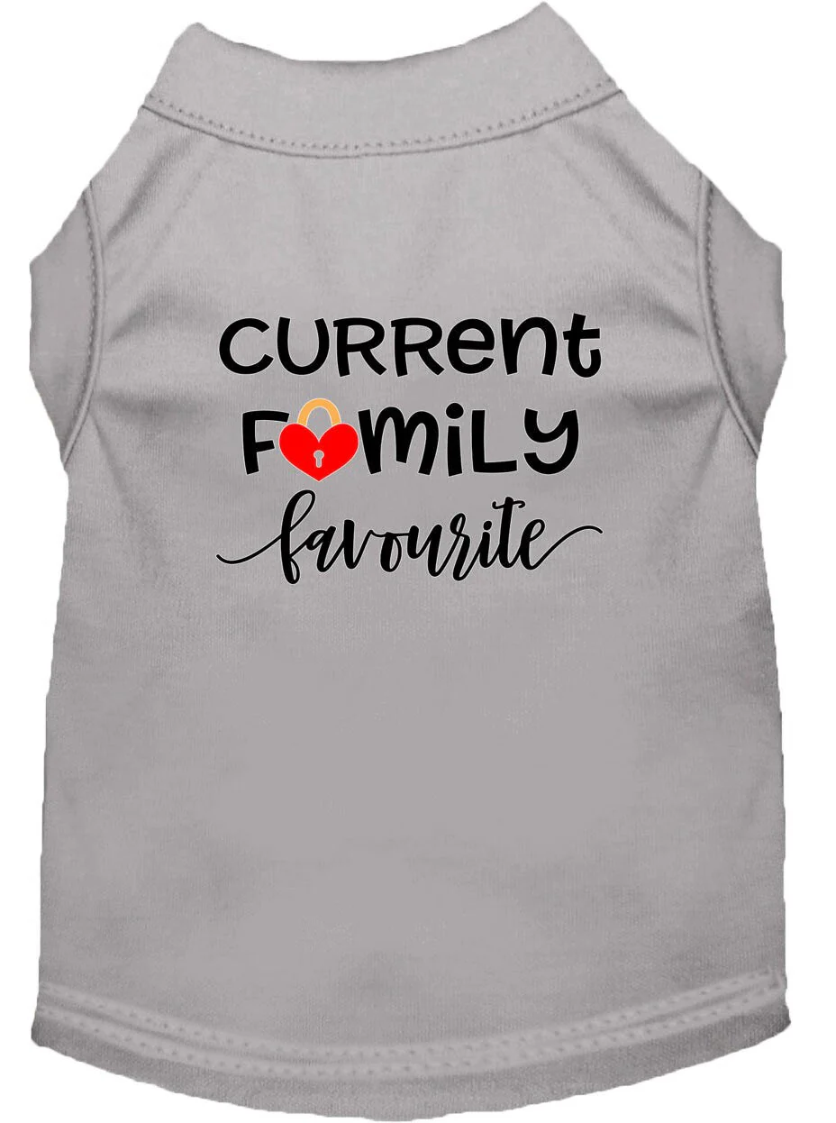 Pet Shirt "Current Family Favorite" - Image 7