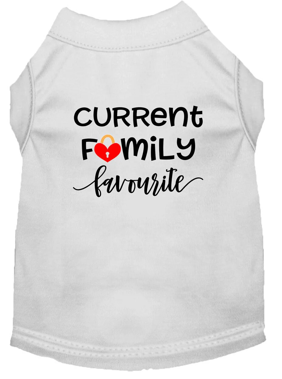 Pet Shirt "Current Family Favorite" - Image 8