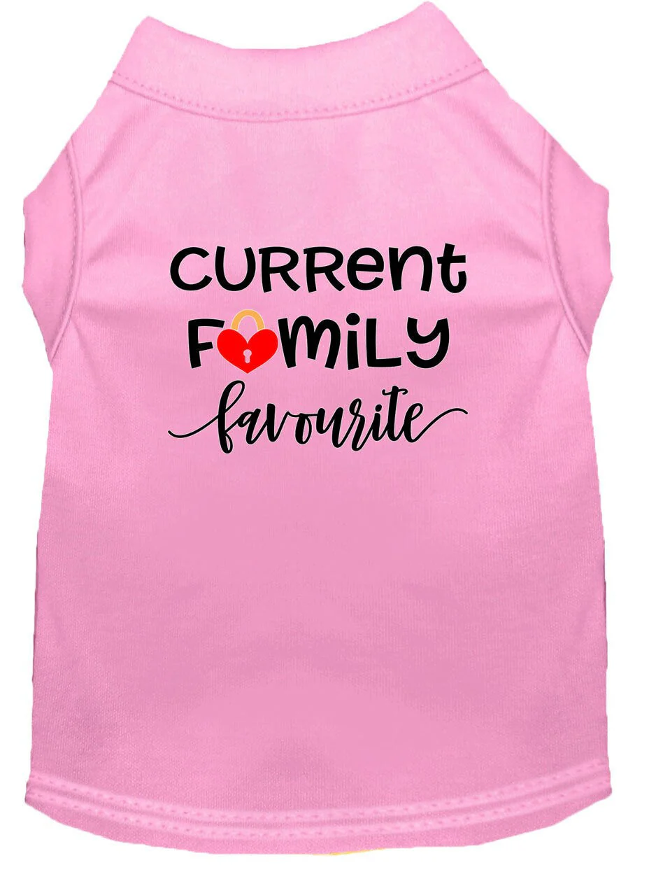 Pet Shirt "Current Family Favorite" - Image 9