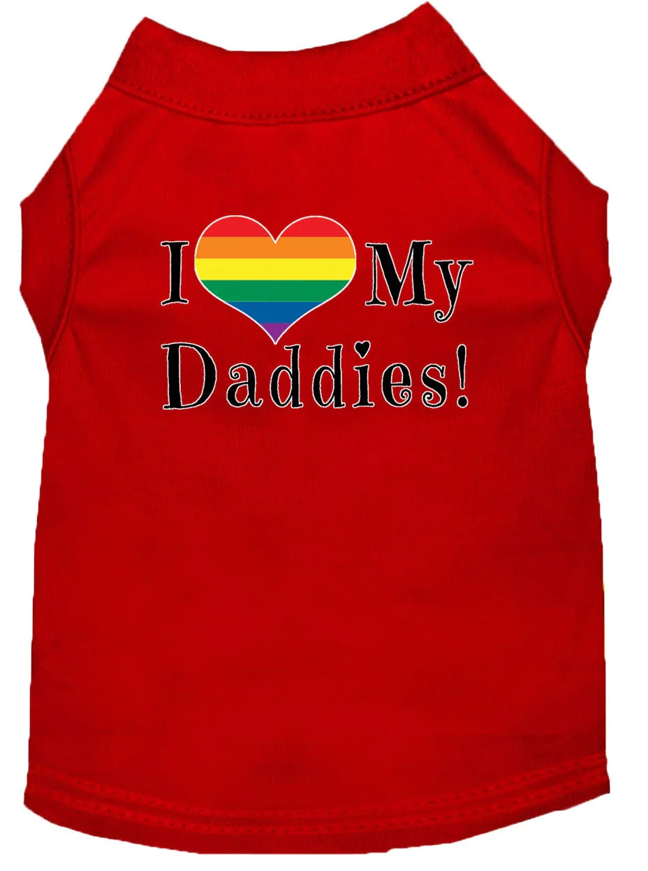 Pet Shirt "I Heart My Daddies" - Image 10
