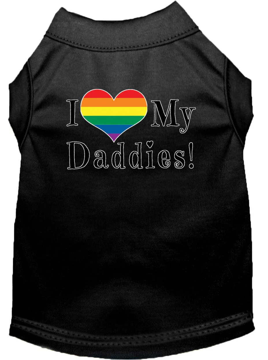 Pet Shirt "I Heart My Daddies" - Image 3