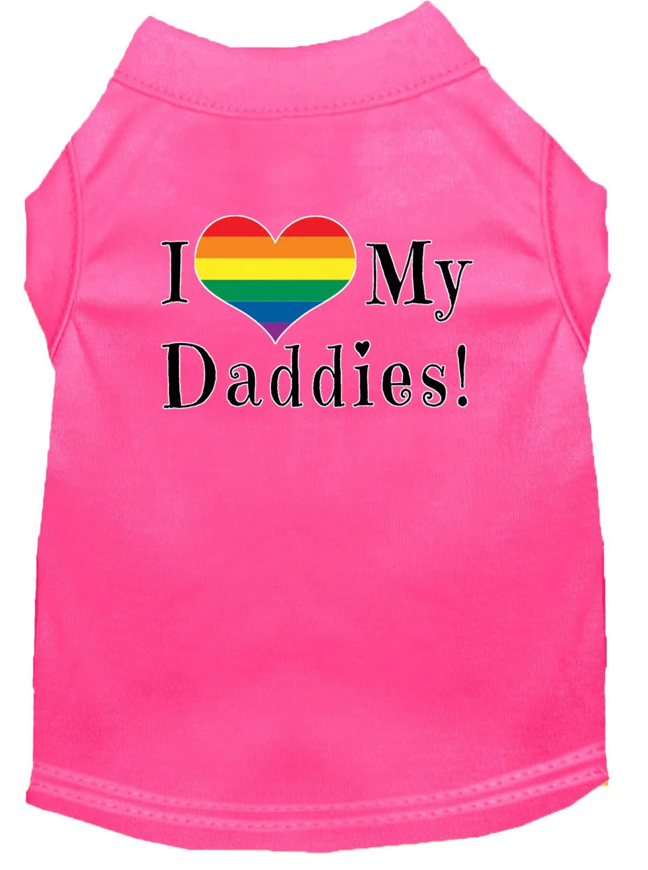 Pet Shirt "I Heart My Daddies" - Image 5