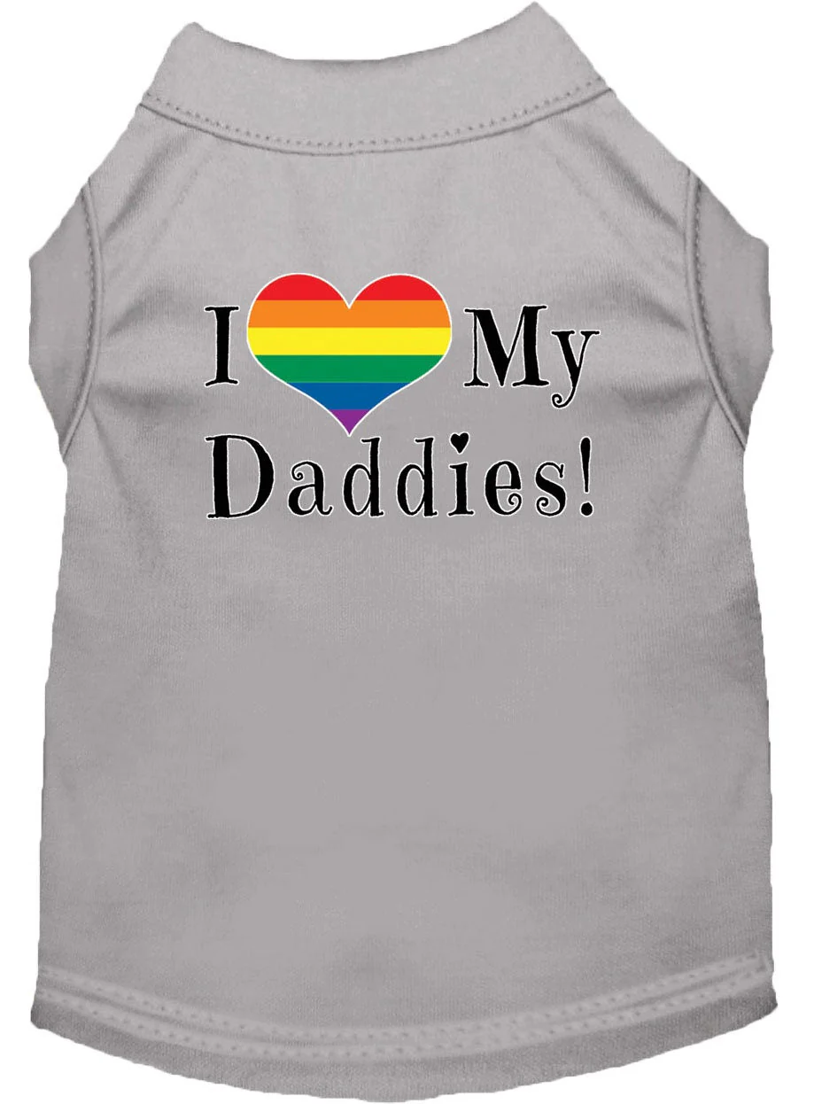 Pet Shirt "I Heart My Daddies" - Image 6