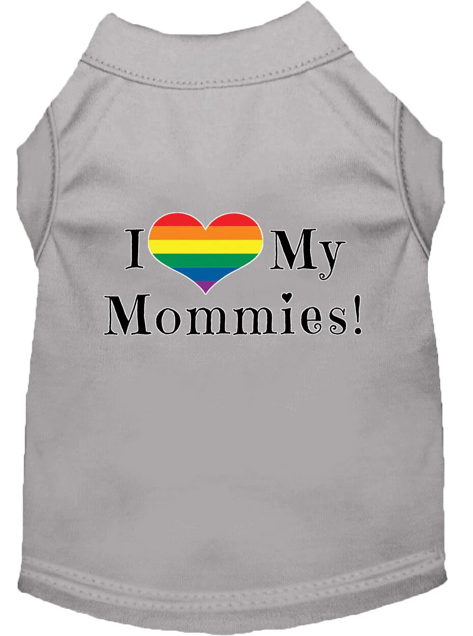 Pet Shirt "I Heart My Mommies" - Image 3