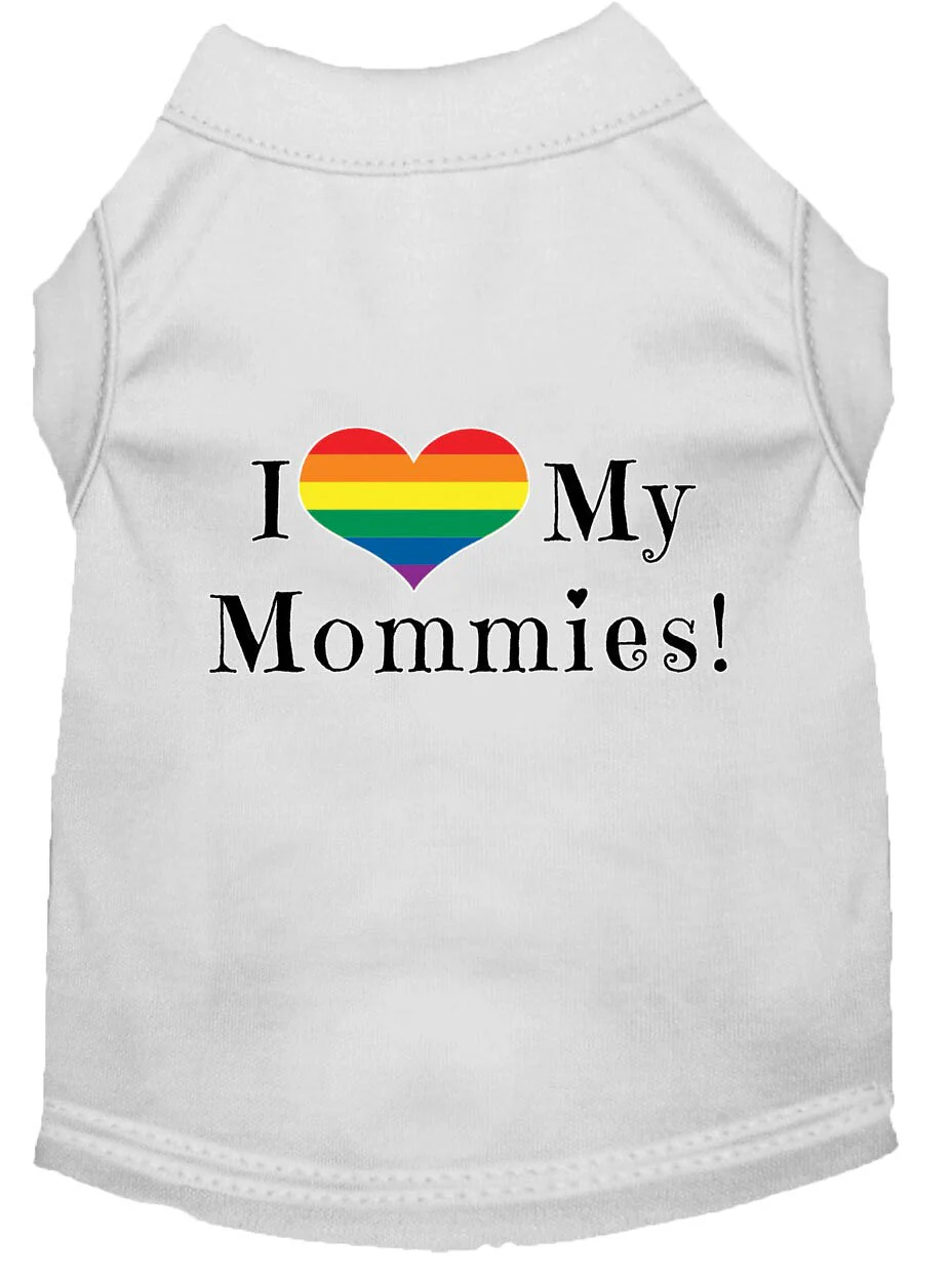 Pet Shirt "I Heart My Mommies" - Image 4