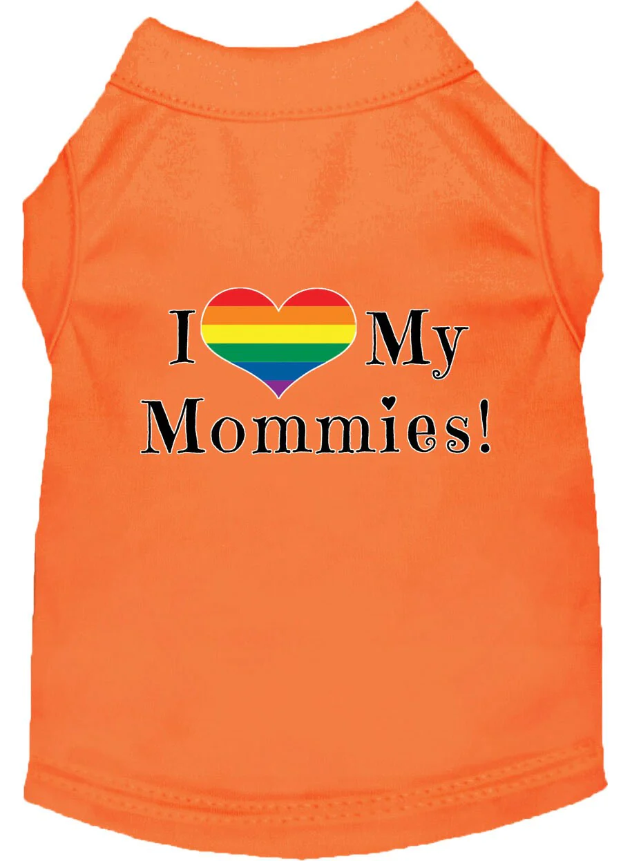 Pet Shirt "I Heart My Mommies" - Image 5