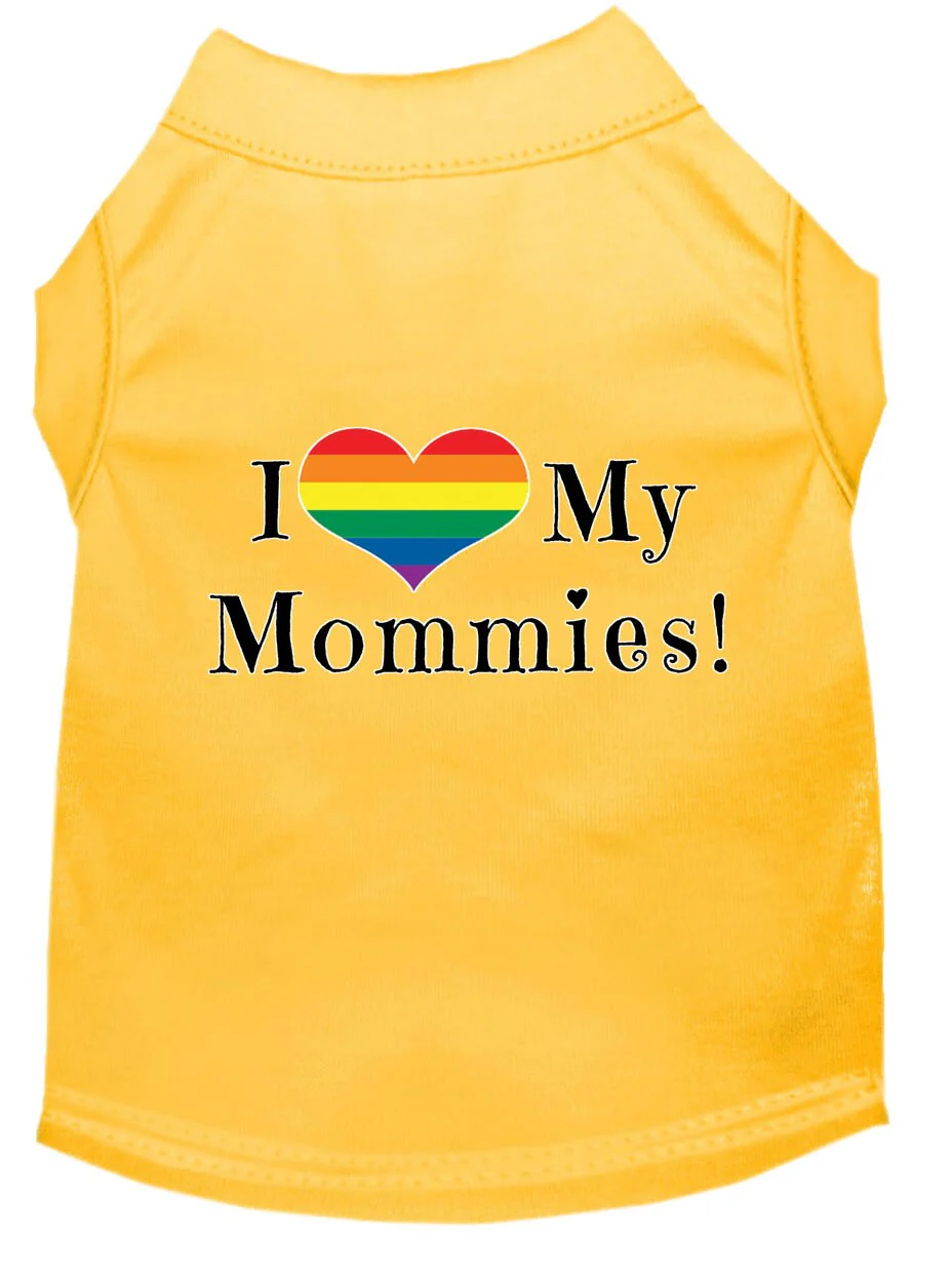 Pet Shirt "I Heart My Mommies" - Image 6