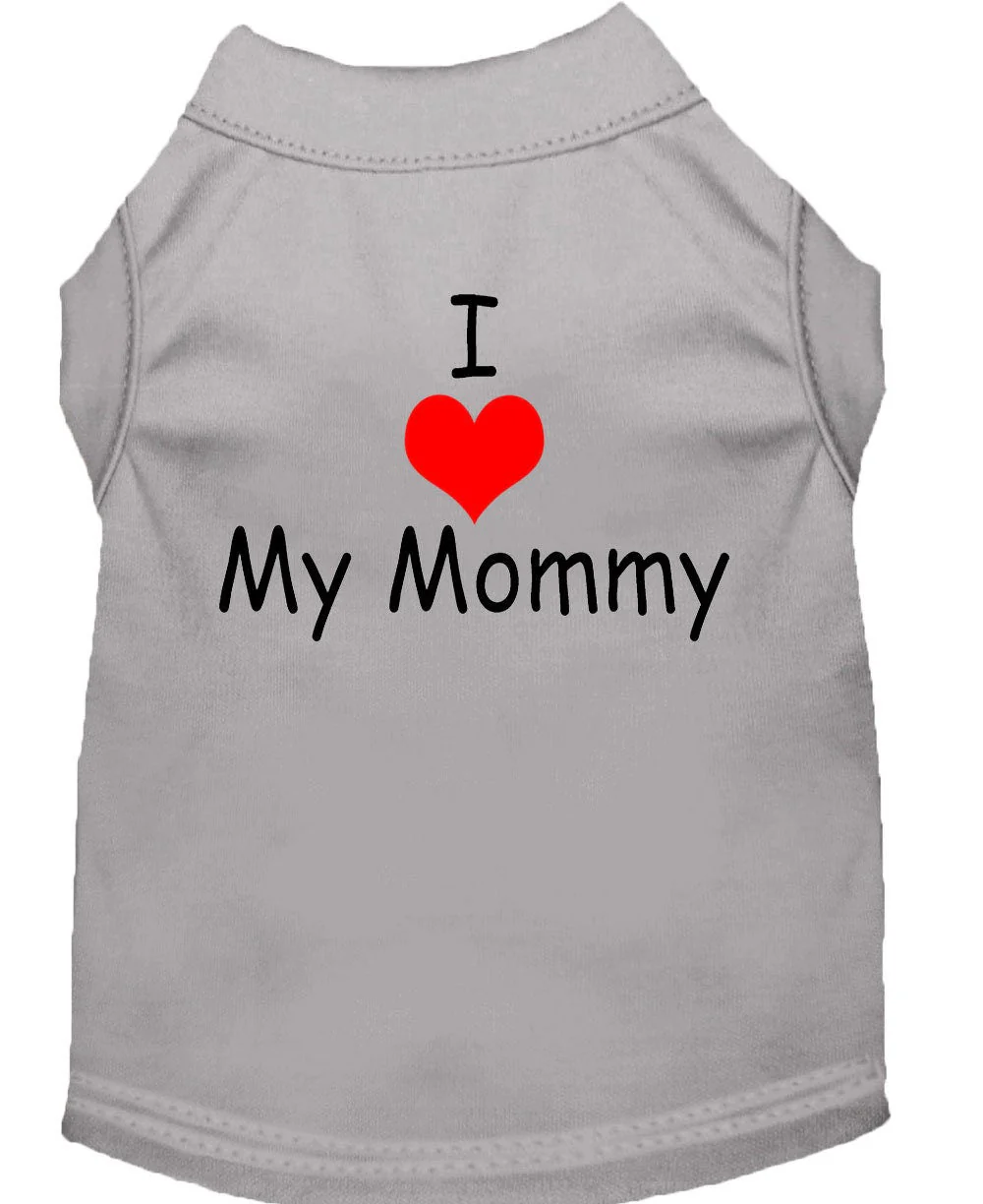 Pet Shirt "I Love My Mommy" - Image 4