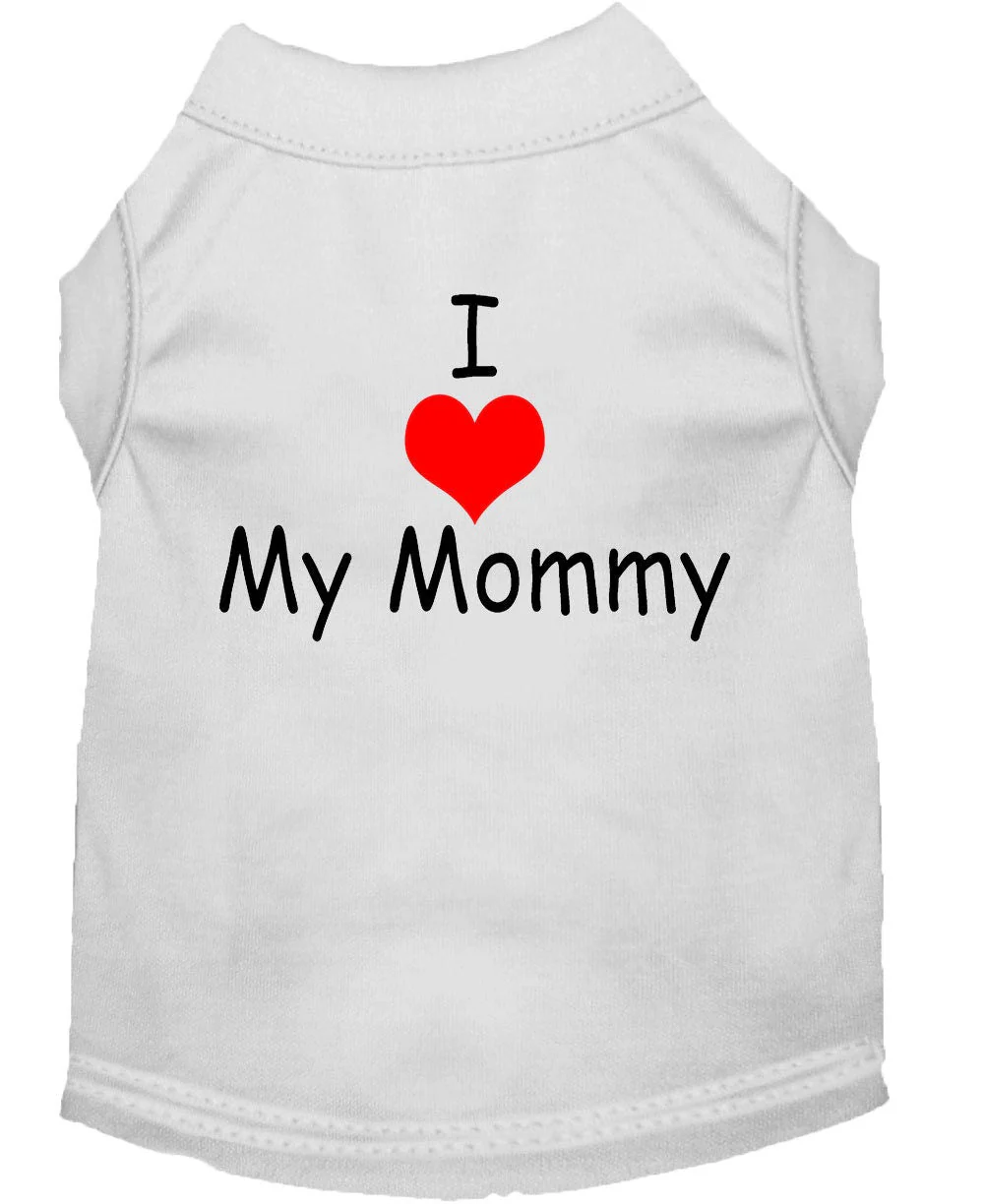 Pet Shirt "I Love My Mommy" - Image 6