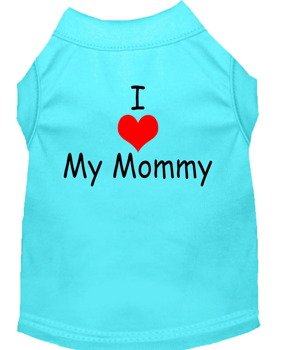 Pet Shirt "I Love My Mommy" - Image 7