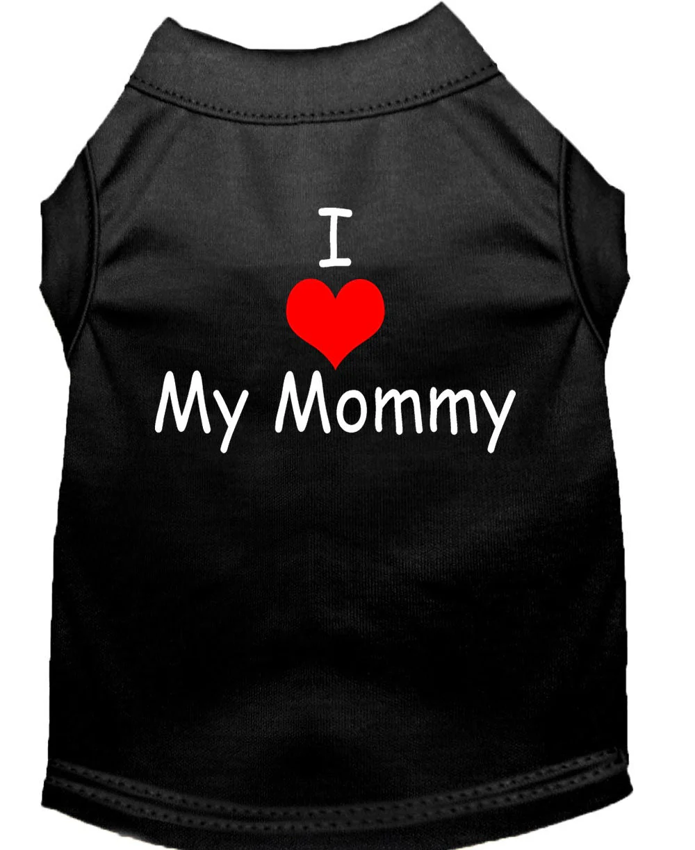 Pet Shirt "I Love My Mommy" - Image 9