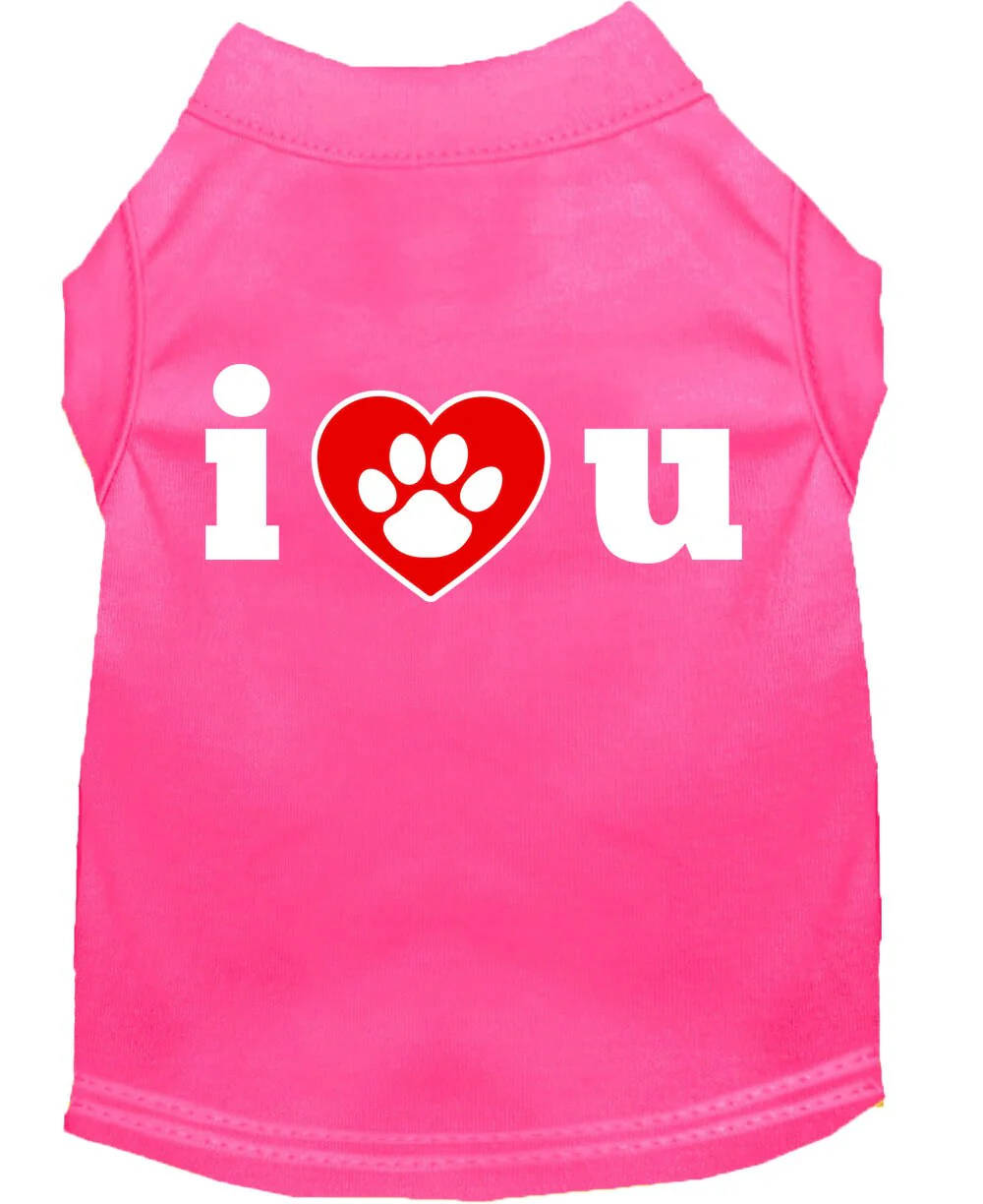 Pet Shirt "I Love You" - Image 10