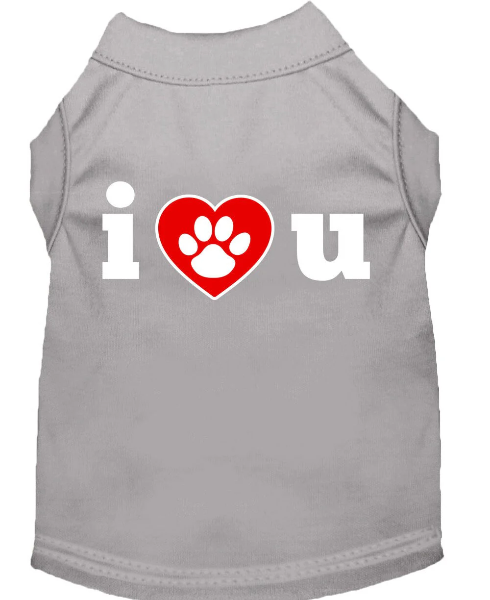 Pet Shirt "I Love You" - Image 3