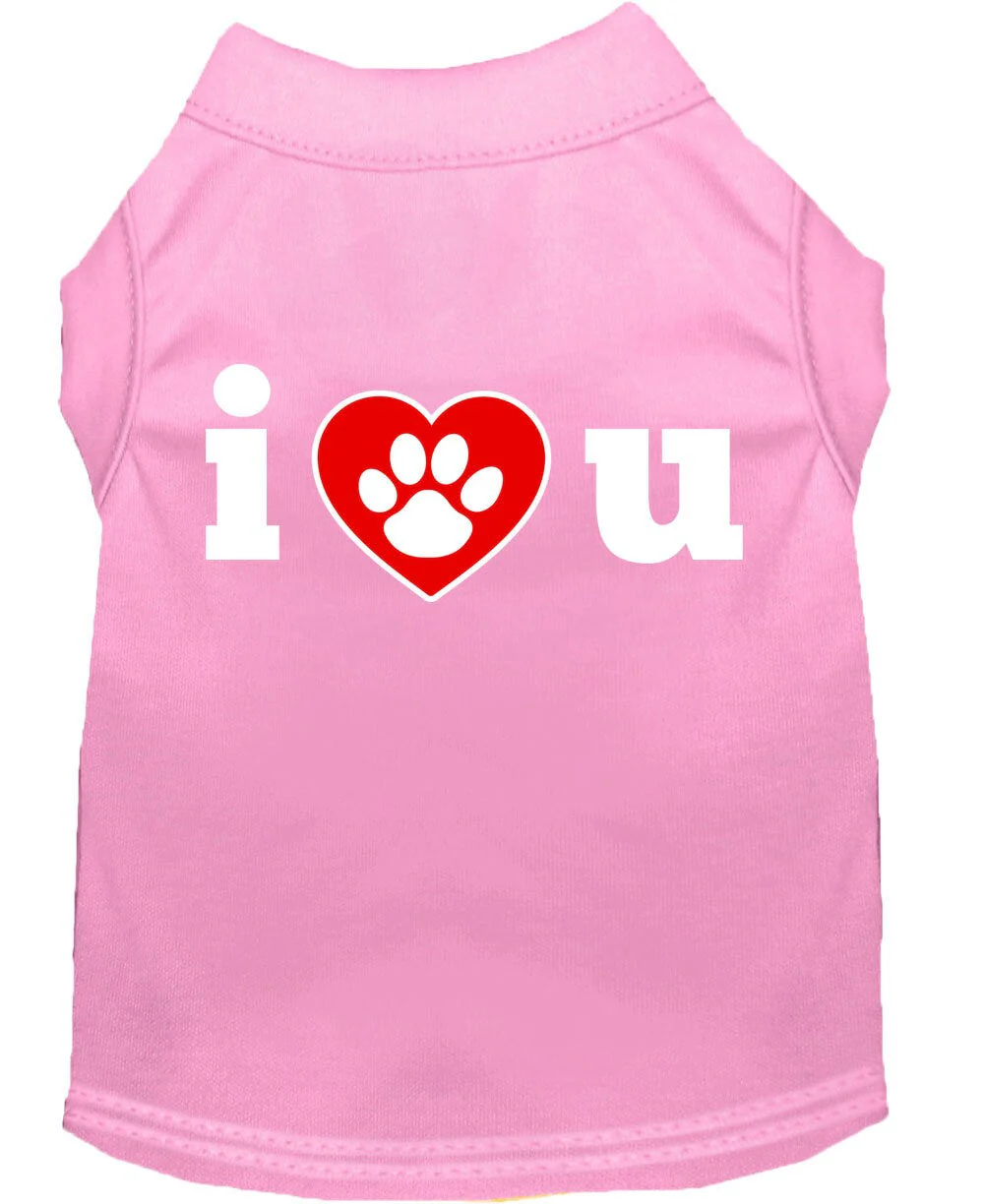 Pet Shirt "I Love You" - Image 4