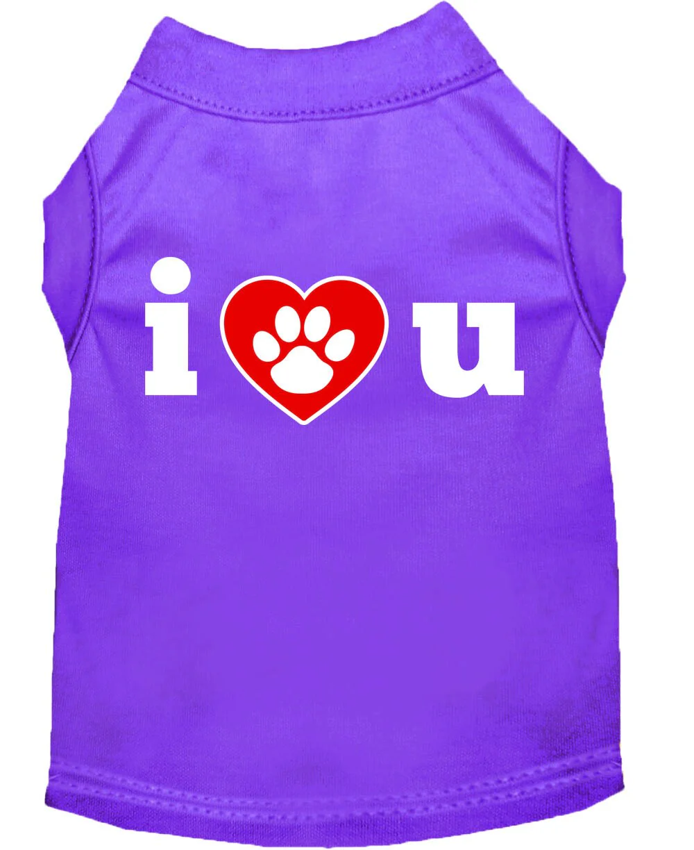 Pet Shirt "I Love You" - Image 5