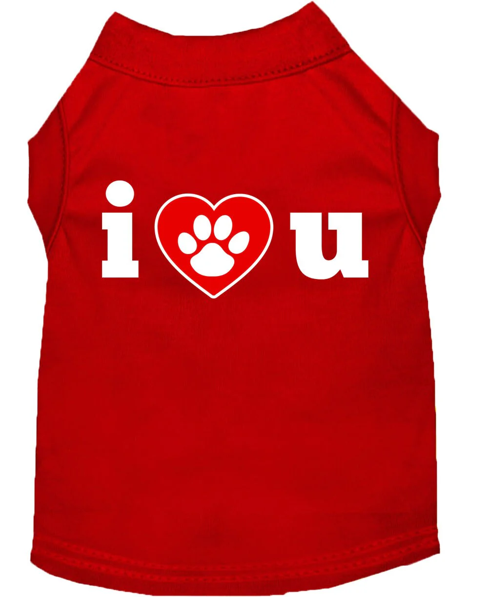 Pet Shirt "I Love You" - Image 6