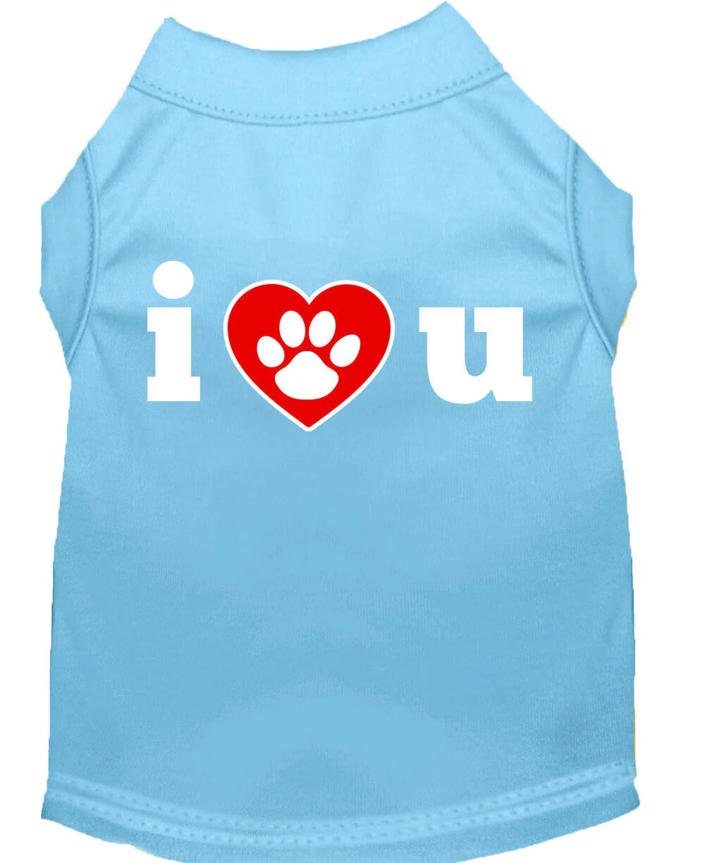 Pet Shirt "I Love You" - Image 8