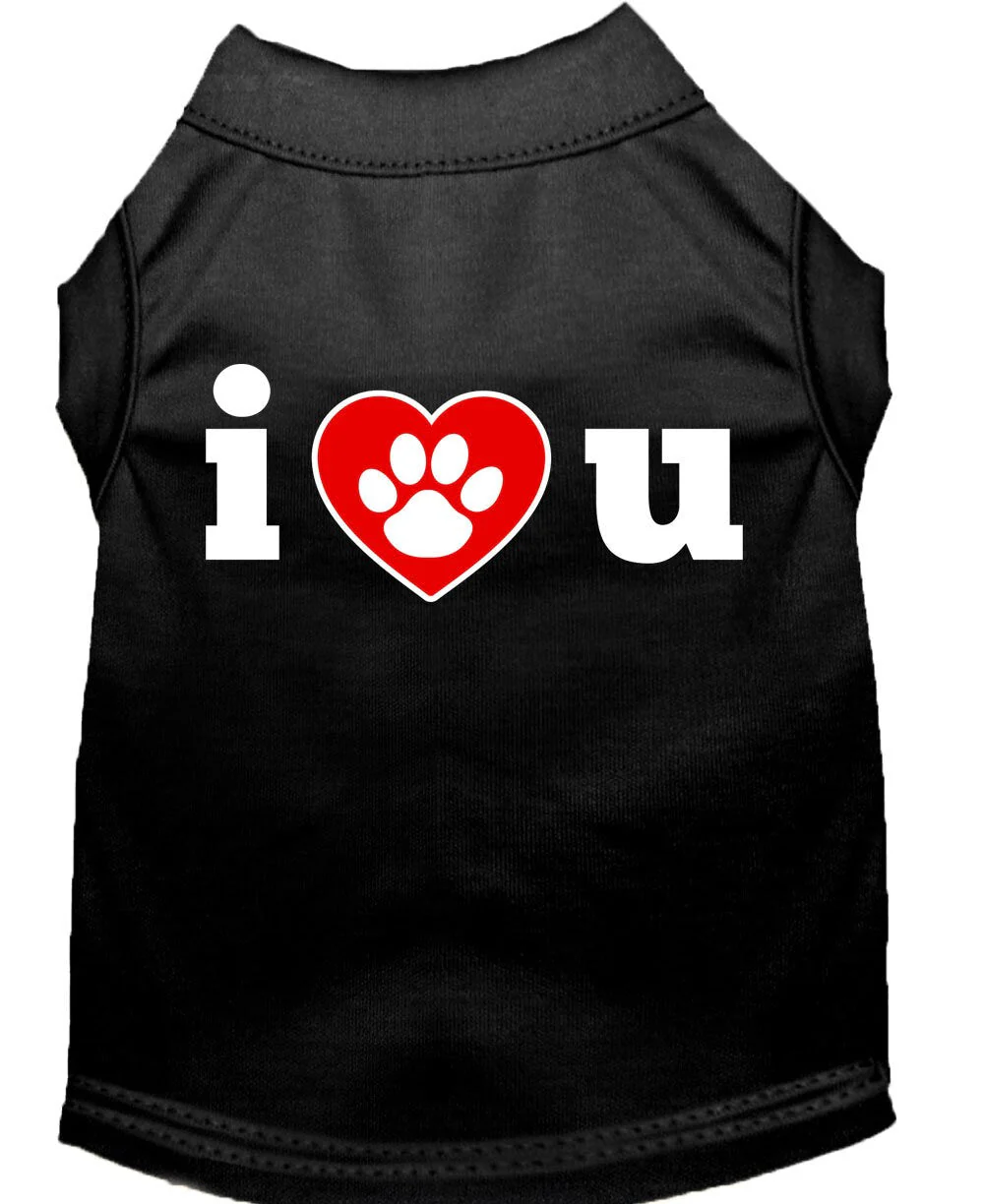 Pet Shirt "I Love You" - Image 9