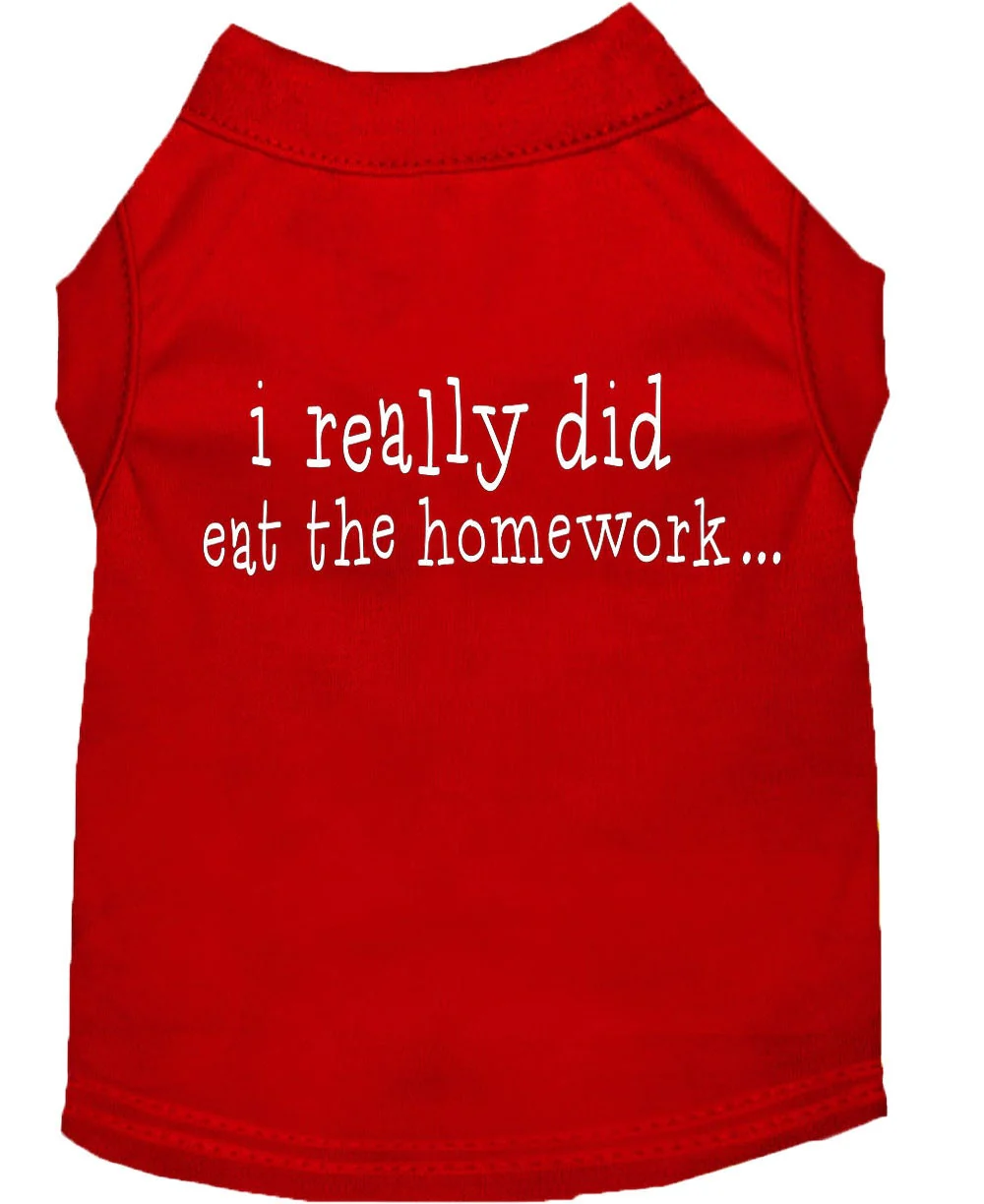 Pet Shirt "I Really Did Eat The Homework" - Image 10