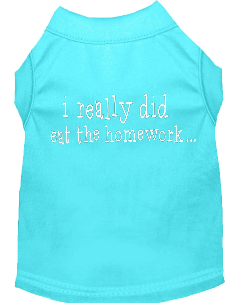 Pet Shirt "I Really Did Eat The Homework" - Image 3