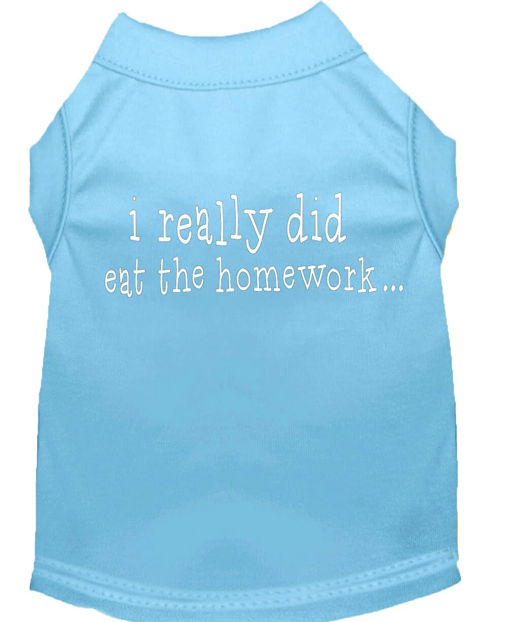 Pet Shirt "I Really Did Eat The Homework" - Image 4