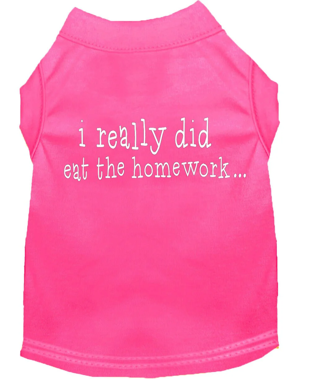 Pet Shirt "I Really Did Eat The Homework" - Image 6