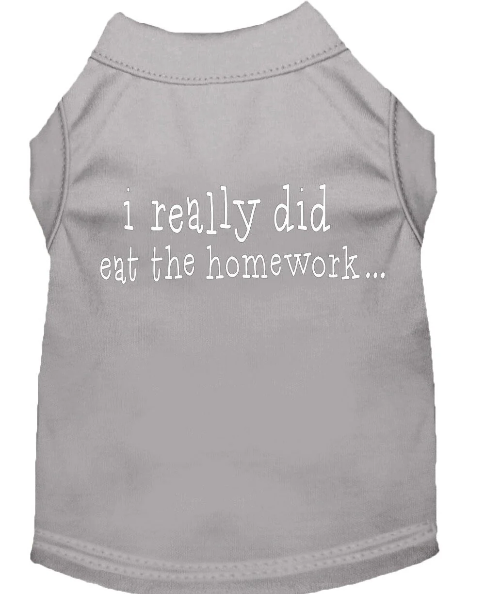 Pet Shirt "I Really Did Eat The Homework" - Image 7