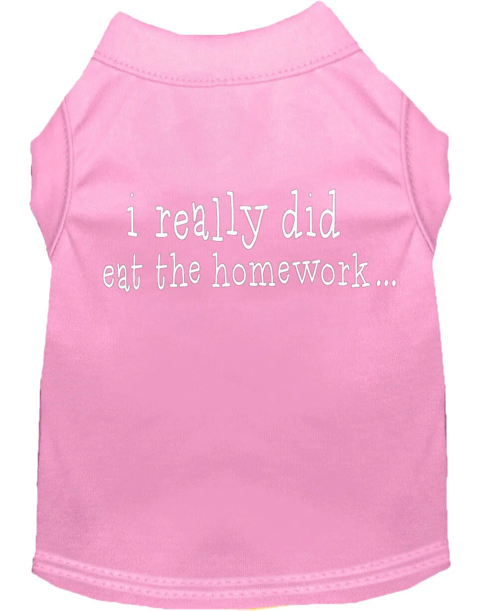 Pet Shirt "I Really Did Eat The Homework" - Image 8