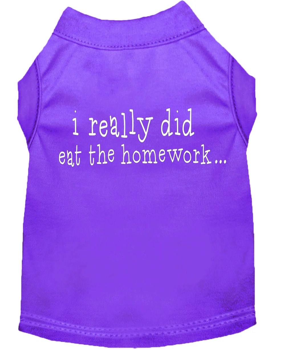Pet Shirt "I Really Did Eat The Homework" - Image 9